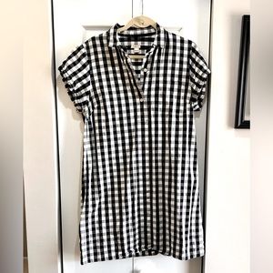 J. Crew Gingham Shirtdress